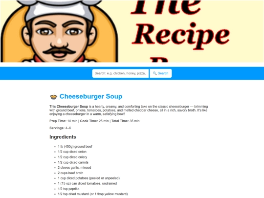 cheeseburgersoup screenshot