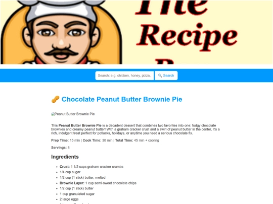 peanutbutterbrowniepie screenshot