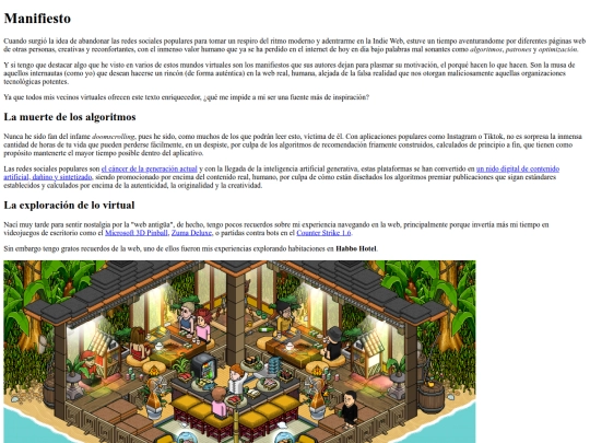 manifiesto screenshot