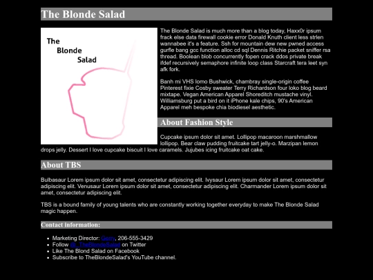 theblondesalad screenshot