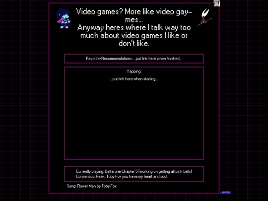BlogEntries/Gayming/GamingMain screenshot