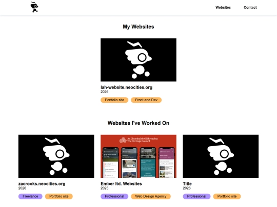 websites screenshot