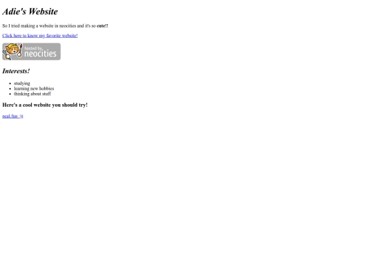 index screenshot