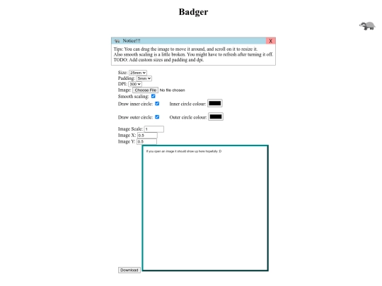 badger screenshot
