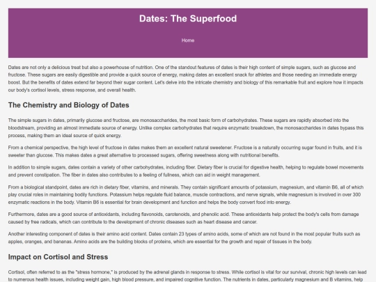 datessugars screenshot