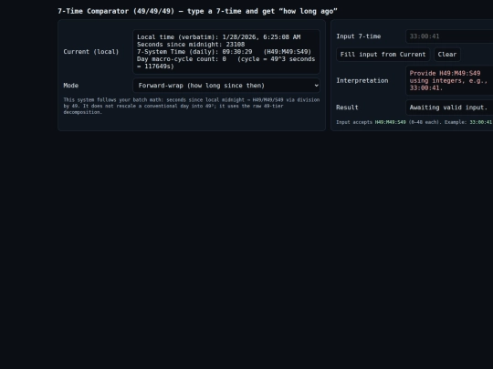 sevenTime screenshot
