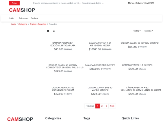accesorios screenshot
