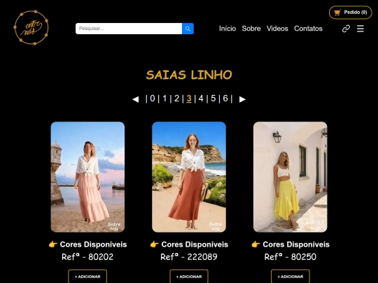 Vestuario/Linho/Saia screenshot