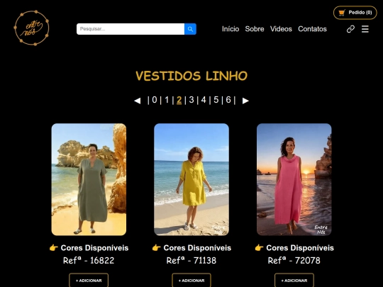Vestuario/Linho/Vestido screenshot