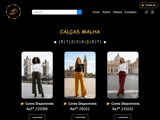 Vestuario/Malha/Calca screenshot
