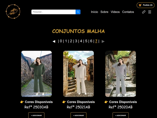Vestuario/Malha/Conjunto screenshot