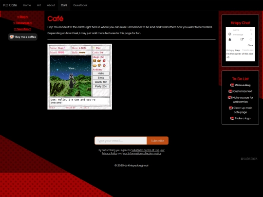 cafe screenshot