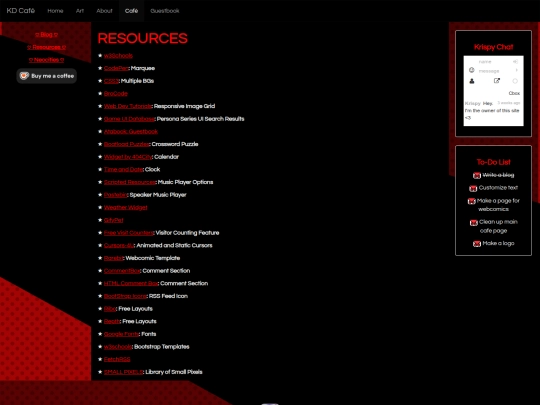 resources screenshot