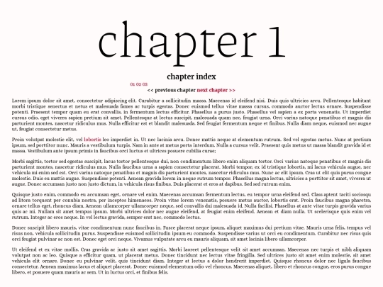 novel/rosetemplate screenshot