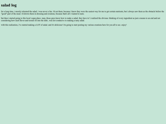 saladlog screenshot