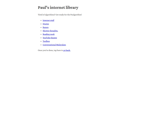 quicklinks screenshot