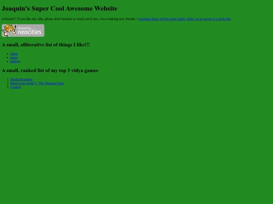index screenshot