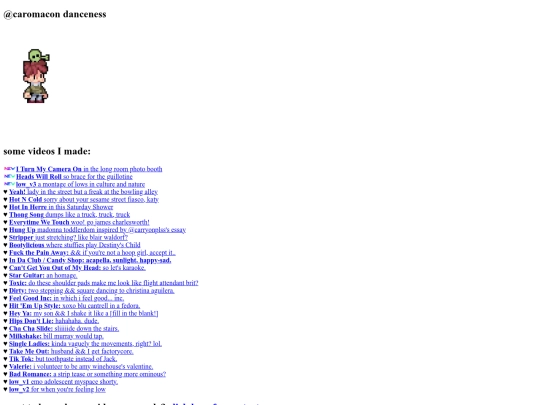 danceindex screenshot