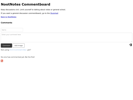 commentboard screenshot