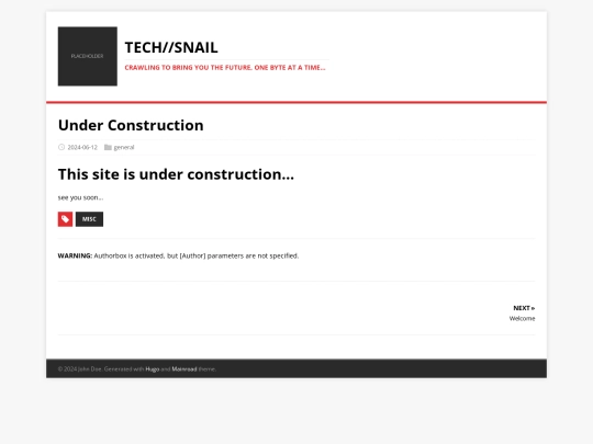 post/under-construction screenshot