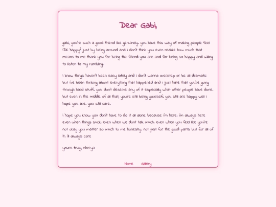 letter screenshot