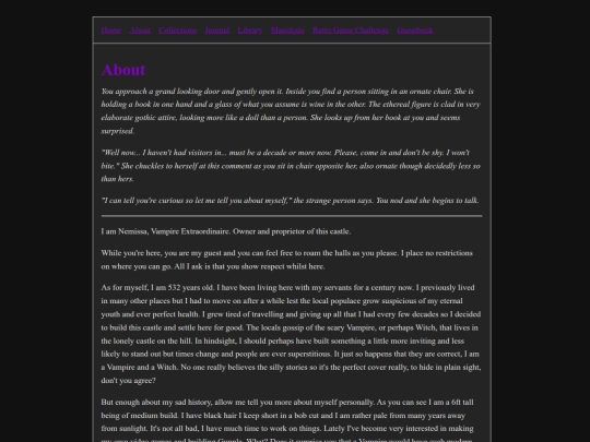 info/about screenshot