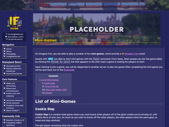minigames screenshot