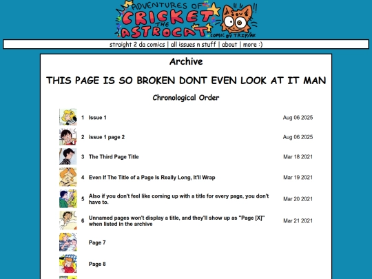 archive screenshot