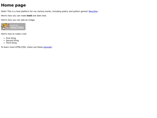 index screenshot