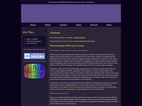 Contact screenshot
