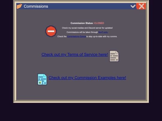 comms screenshot