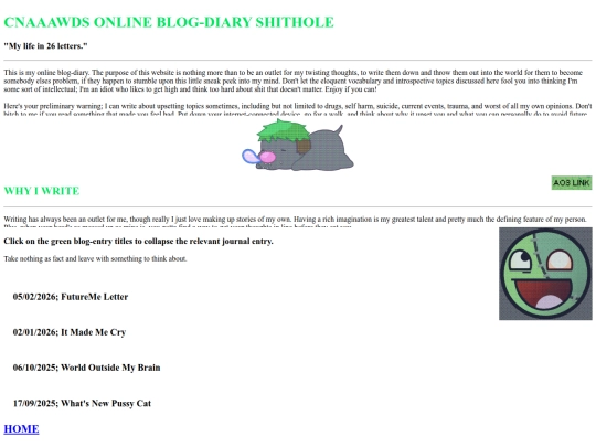 blogdiary screenshot