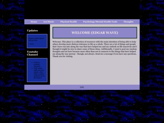 home screenshot