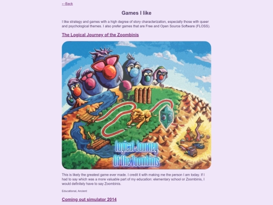 games screenshot