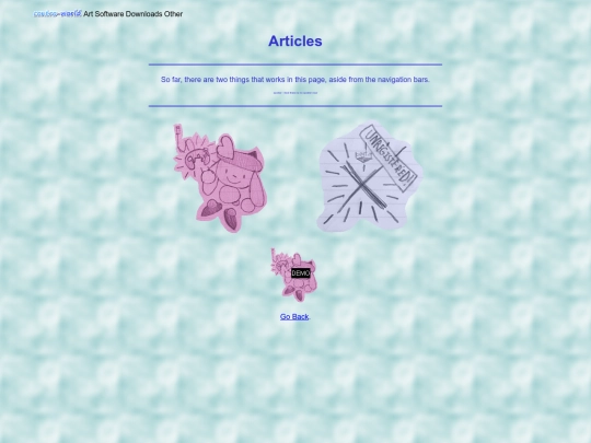 articles screenshot