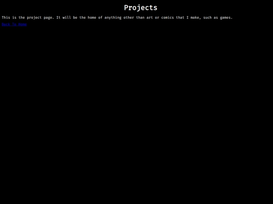 projects screenshot