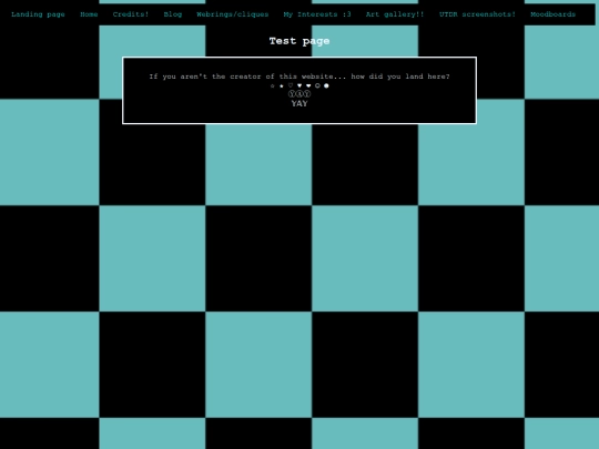 test screenshot