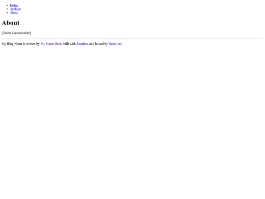 zonelets/about screenshot