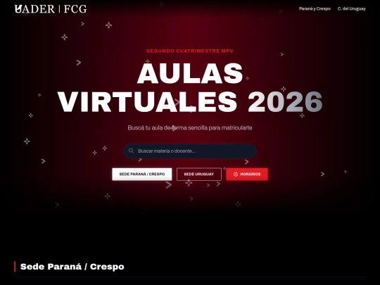 uader/automatriculacion screenshot