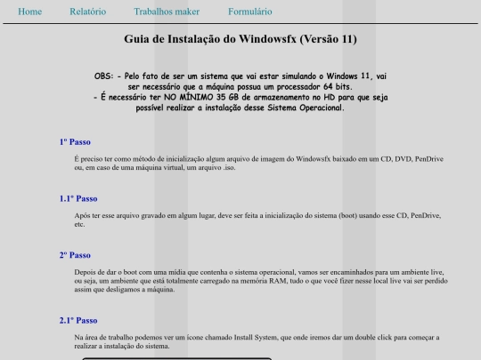 relatorio screenshot