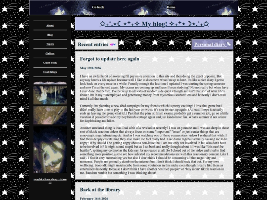 blog screenshot