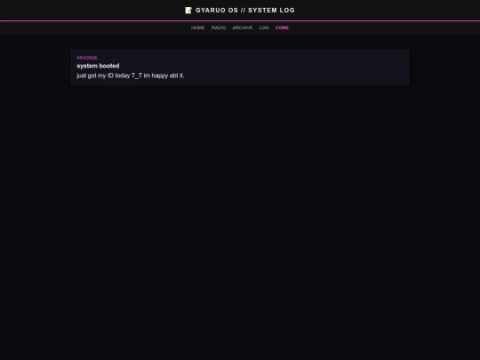 blog screenshot