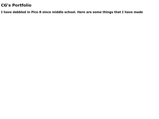 Portfolio screenshot