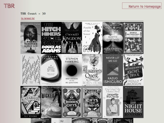 tbr screenshot