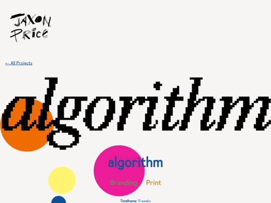 projects/algorithm screenshot