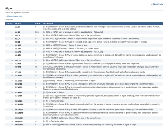 word-lists/published-themes/algae screenshot