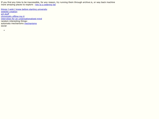 links screenshot
