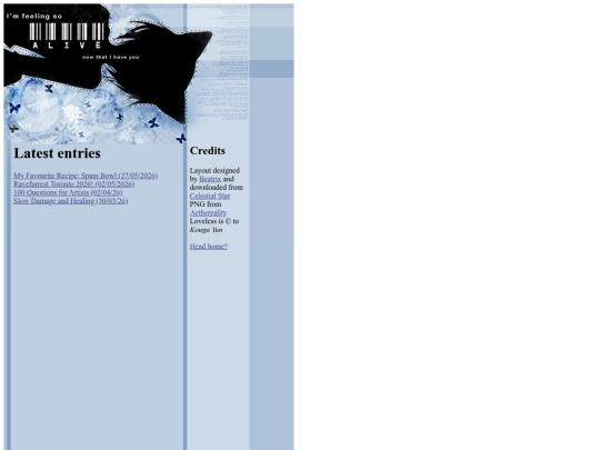 blog screenshot