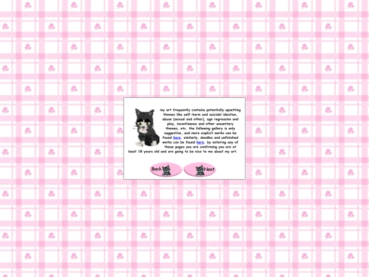 disclaimer screenshot