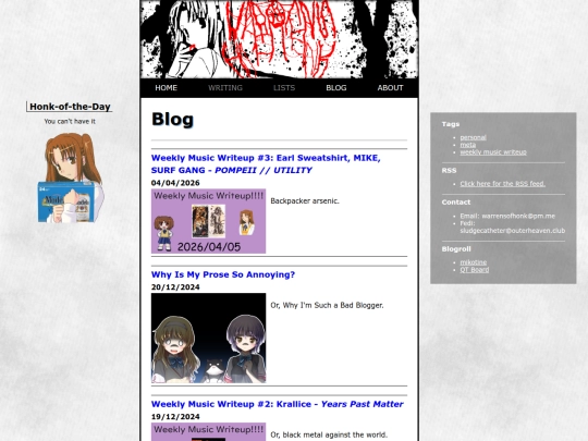 blog screenshot